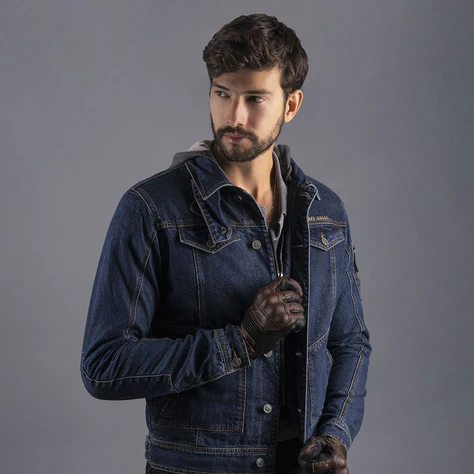 Premium black grain leather biker jacket with silver metallic zippers and professional stitching.
