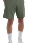 Premium Olive Green Cotton Shorts for Men - Stellar Cloth