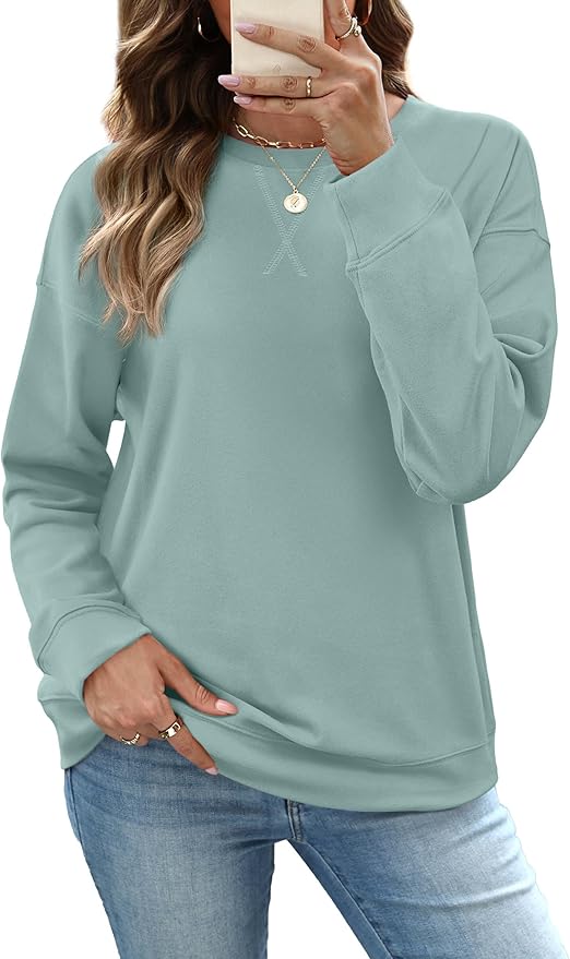 Aesthetic Sage Green Women’s Sweatshirt - Premium Streetwear.