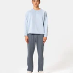 Premium fleece-lined crewneck sweatshirt in a relaxed urban fit.