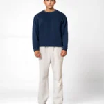 Premium fleece-lined crewneck sweatshirt in a relaxed urban fit.